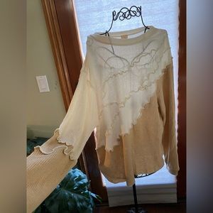 Sweater With Ruffles